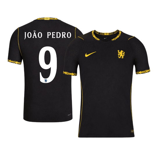 Tricouri Fotbal Chelsea JOÃO PEDRO #9 Deplasare 2026/27 Authentic - UCL