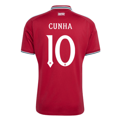 Tricouri Fotbal Manchester United CUNHA #10 Acasă 2026/27 - UCL - Premium