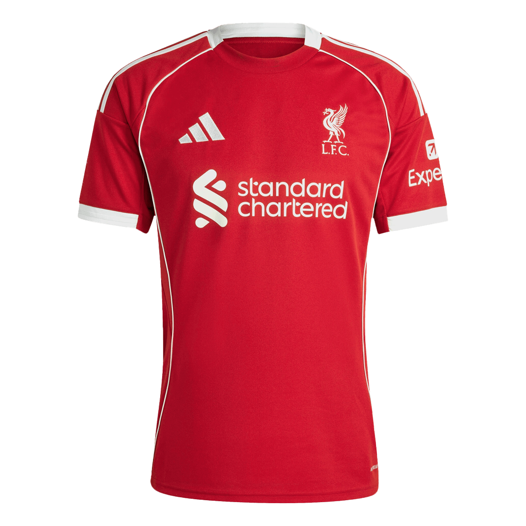 Tricouri Fotbal Liverpool Acasă 2025/26