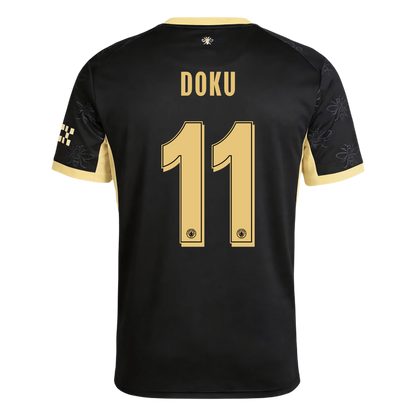 Tricouri Fotbal Manchester City DOKU #11 Deplasare 2026/27 - UCL