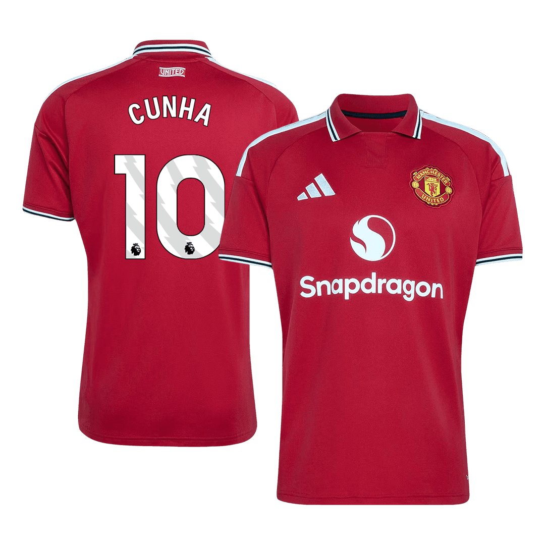 Tricouri Fotbal Manchester United CUNHA #10 Acasă 2026/27 - Premium