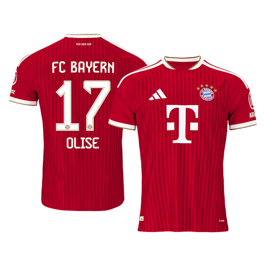 Tricouri Fotbal Bayern Munchen OLISE #17 Acasă 2026/27 Authentic