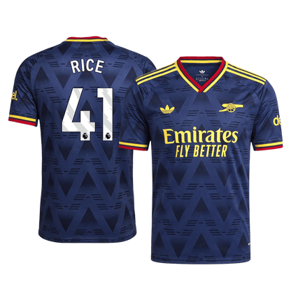 Tricouri Fotbal Arsenal RICE #41 Deplasare 2026/27 Authentic