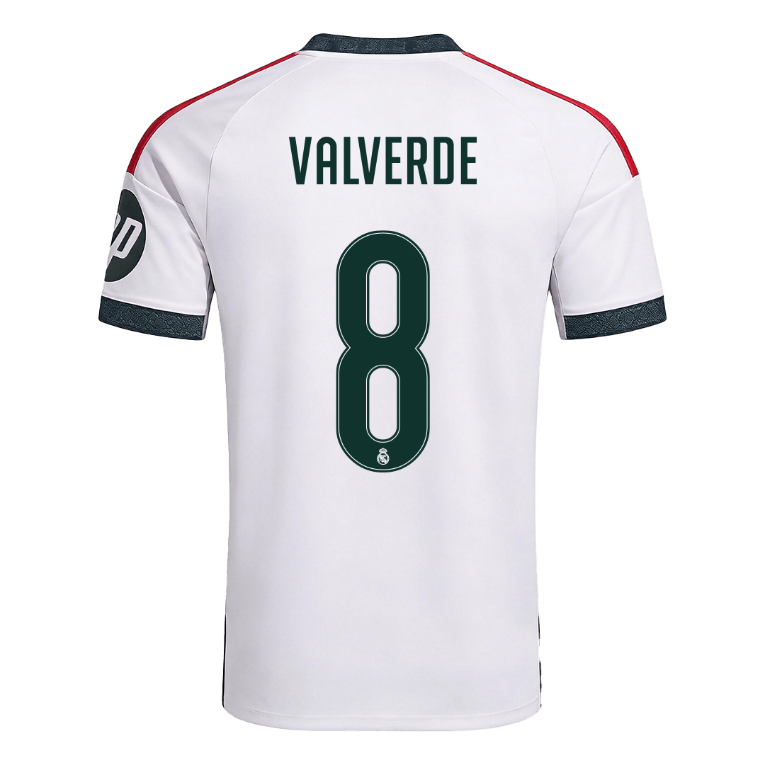Tricouri Fotbal Real Madrid VALVERDE #8 Acasă 2026/27 - Premium