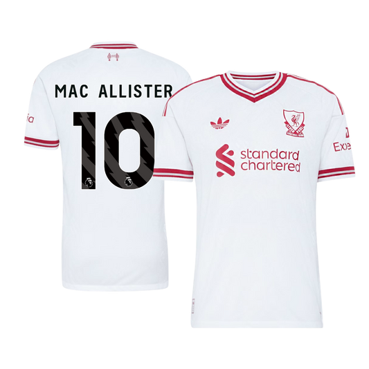 Tricouri Fotbal Liverpool MAC ALLISTER #10 Deplasare 2026/27 Authentic