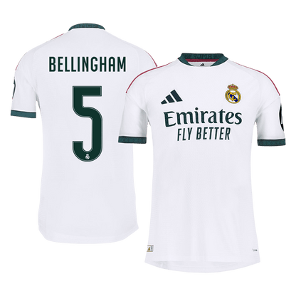 Tricouri Fotbal Real Madrid BELLINGHAM #5 Acasă 2026/27 Authentic