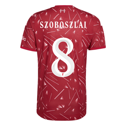 Tricouri Fotbal Liverpool SZOBOSZLAI #8 Acasă 2026/27 Authentic - UCL