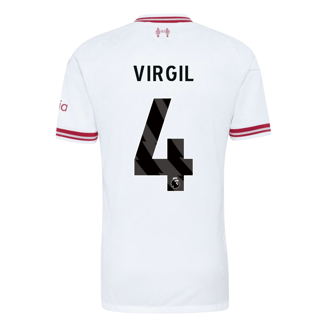 Tricouri Fotbal Liverpool VIRGIL #4 Deplasare 2026/27