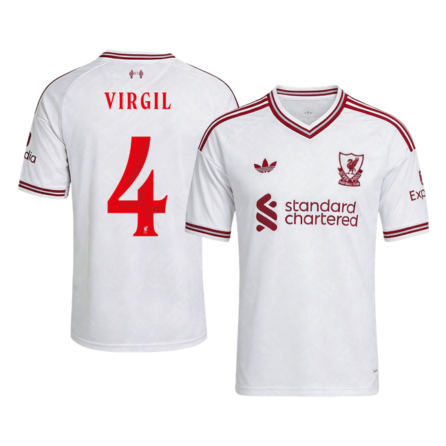 Tricouri Fotbal Liverpool VIRGIL #4 Deplasare 2026/27 - UCL