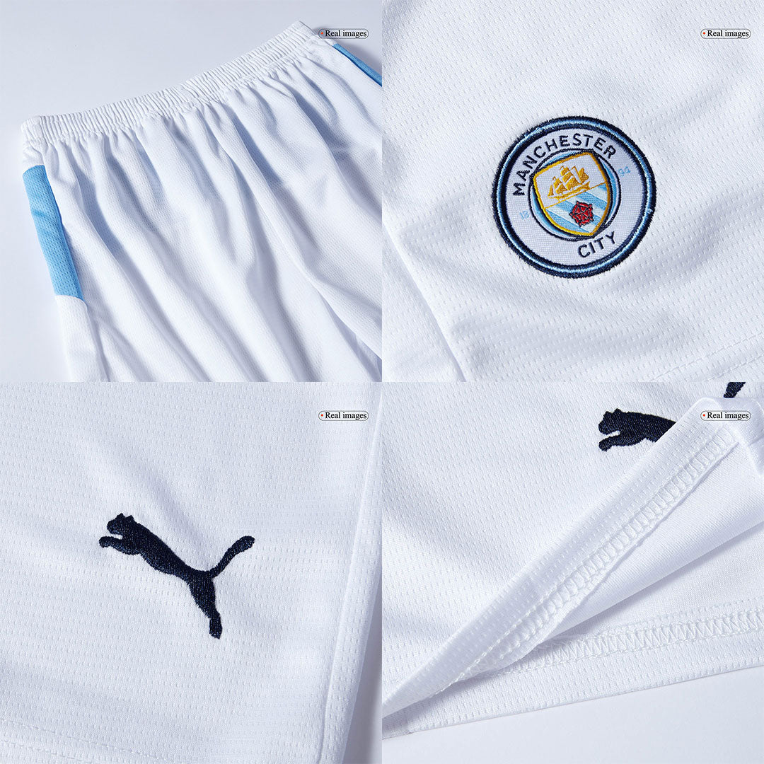 Set Tricouri Fotbal Manchester City Acasă 2025/26 Pentru Copii