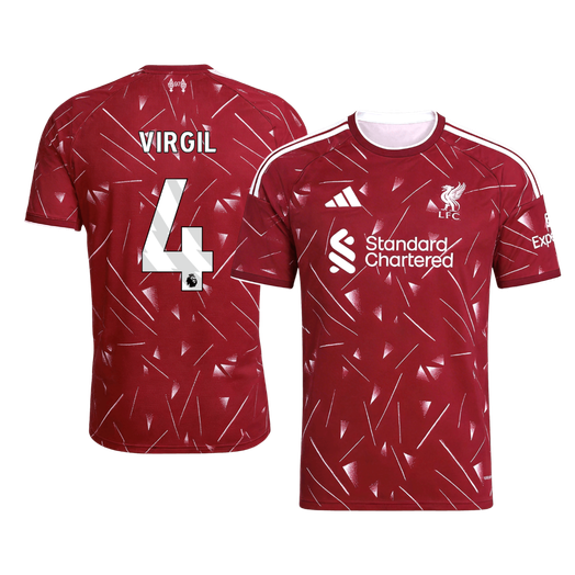 Tricouri Fotbal Liverpool VIRGIL #4 Acasă 2026/27 - Premium