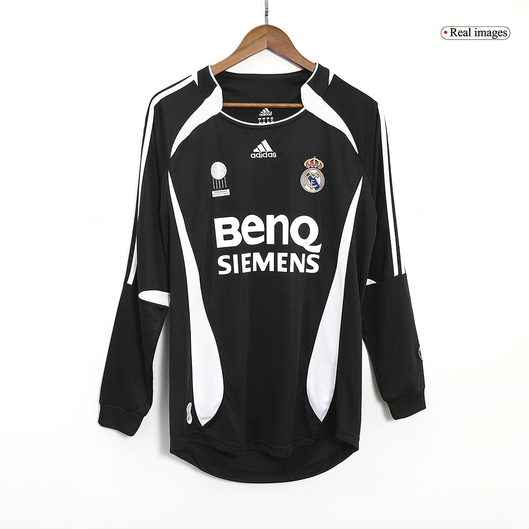 Tricouri Fotbal Vintage Real Madrid SERGIO RAMOS #4 Deplasare 2006/07 Mânecă Lungă
